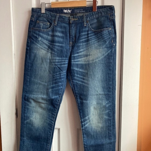 Mossimo Cropped Jeans Boyfriend Crop Stretchy size 6 - Picture 1 of 7